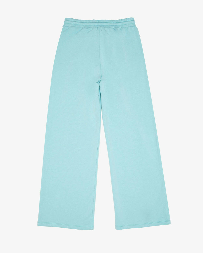 French Terry Pleated Wide Leg Pant