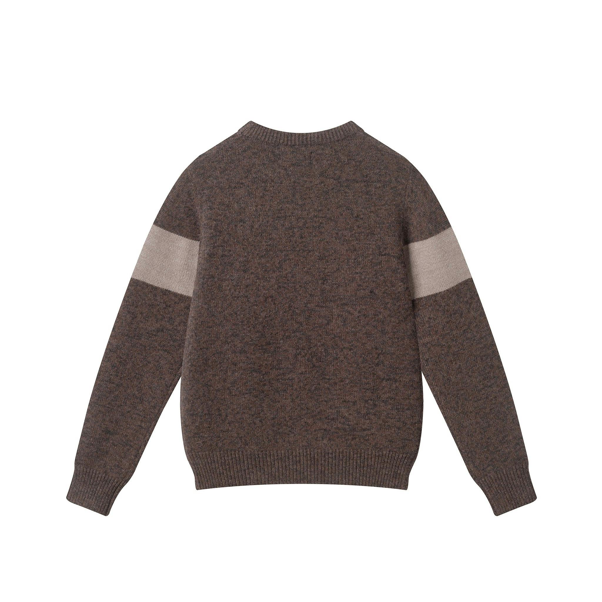 Big Kid (8-18) Marled Crewneck Sweater | Brown