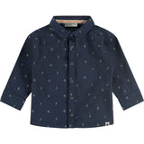 Musical Notes Button-Up Long Sleeve Shirt
