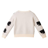 Kids Sweater & Legging Set | Cream Bow
