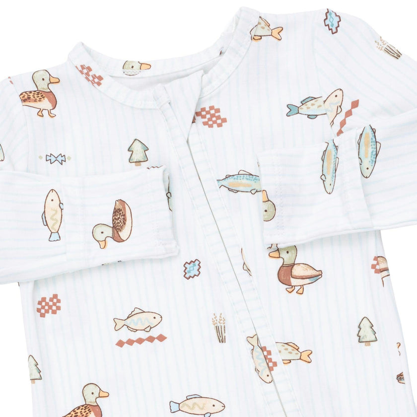 Lake Cuties - 2 Way Zipper Footie