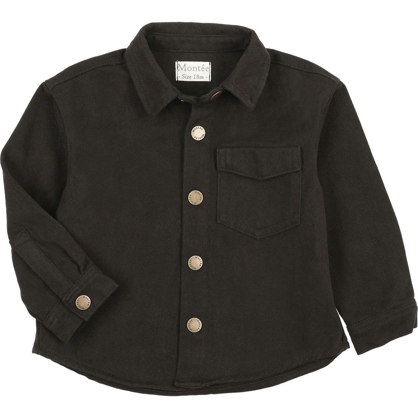 Denim Edit Button Down Shirt