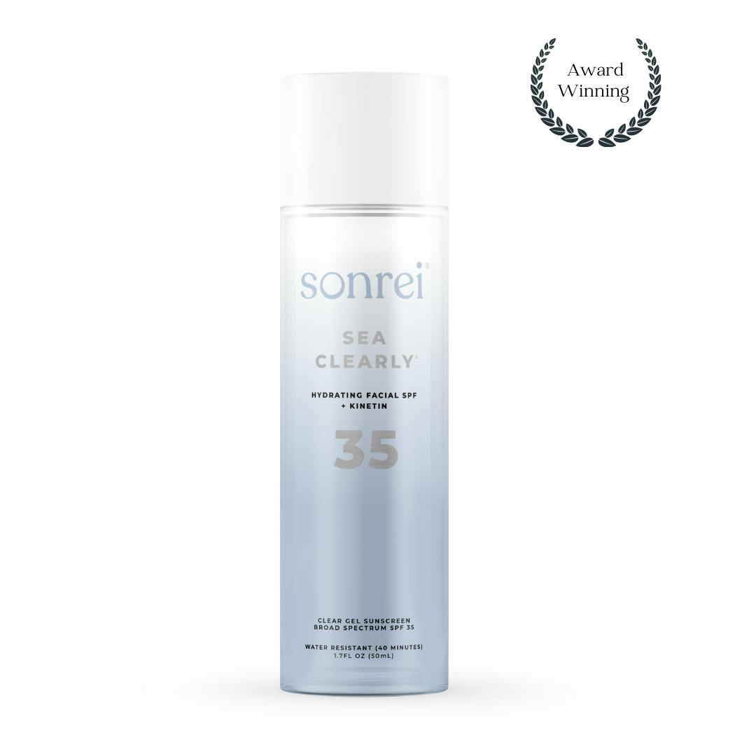 Sea Clearly Hydrating SPF 35+ Kinetin-Growth Factor Clear Face Sunscreen Gel/Primer