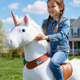 Model U® Unicorn Ride-On Toy Age 4–7 – White