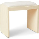 Shagreen Vanity Table and Stool Set