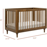 Lolly 3-In-1 Convertible Crib With Toddler Bed Conversion Kit