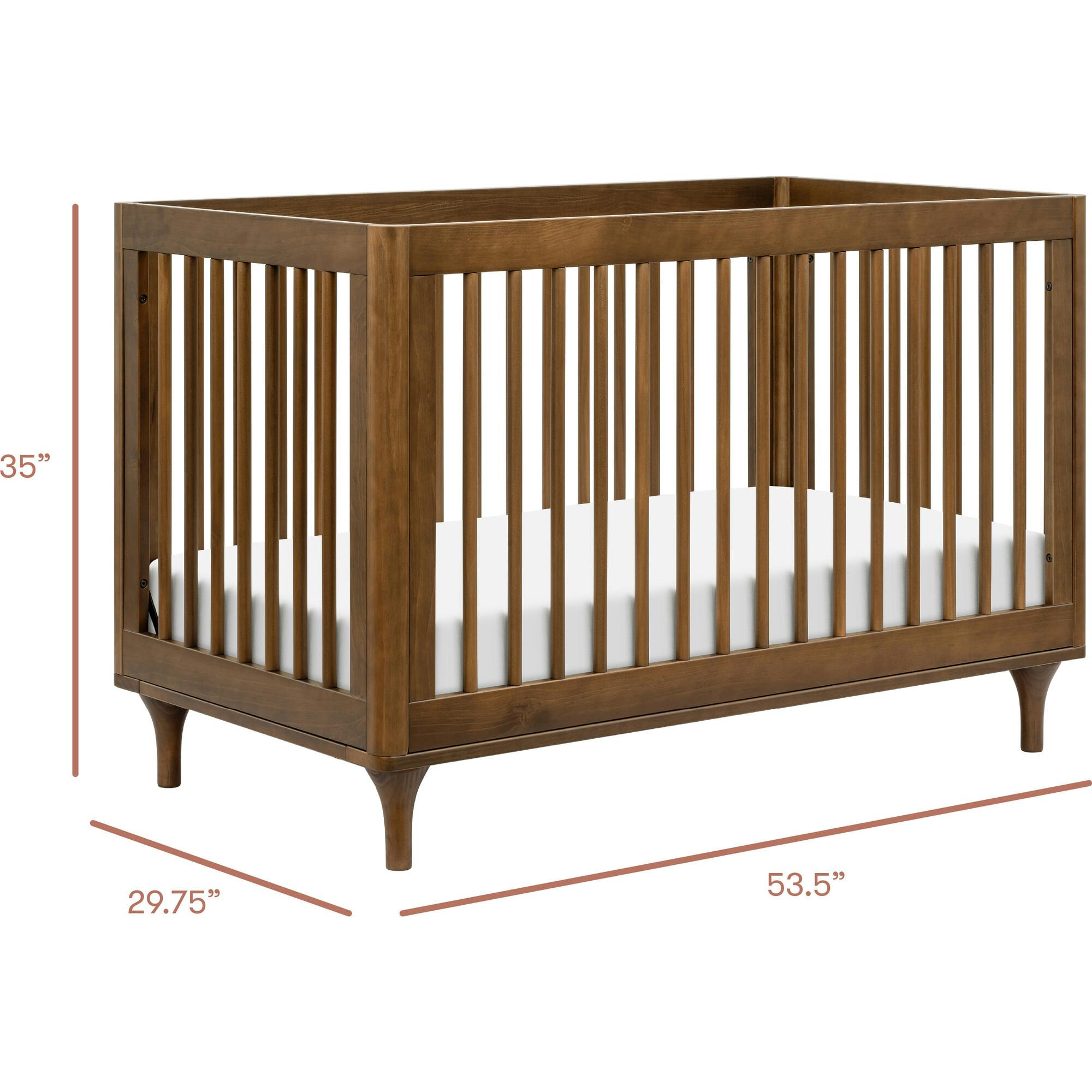 Lolly 3-In-1 Convertible Crib With Toddler Bed Conversion Kit