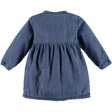 Denim Embroidered Dress