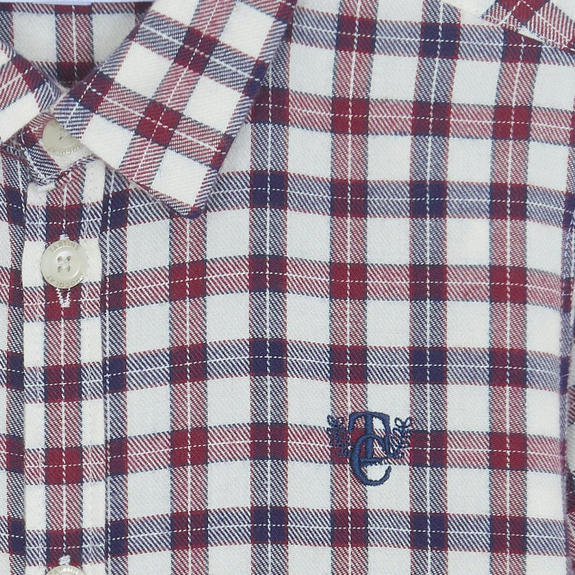 TARTINE ET CHOCOLAT Bordeaux Shirt - Nacre