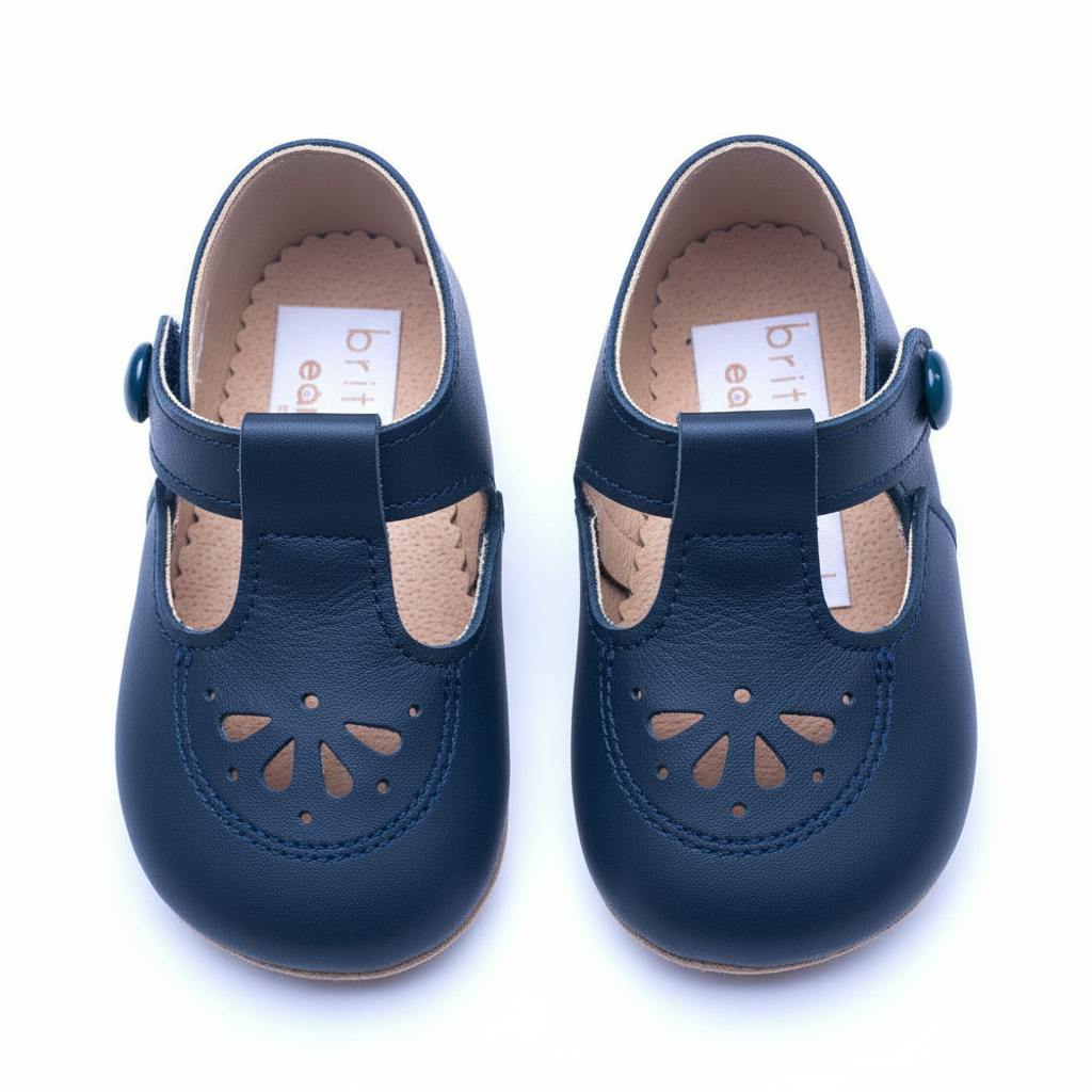 Robin British Pre-Walker Baby Shoes - So Navy