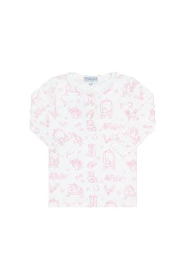 Pink Lone Star Toile Pajamas