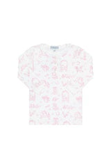 Pink Lone Star Toile Pajamas