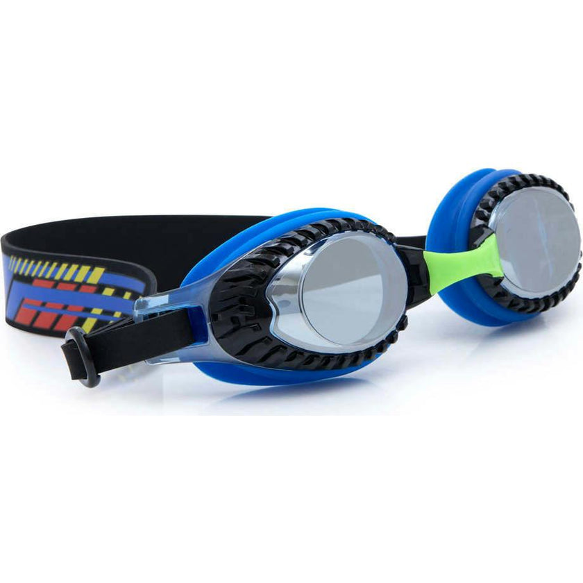 Turbo blue Race Car Theme Swim Goggle