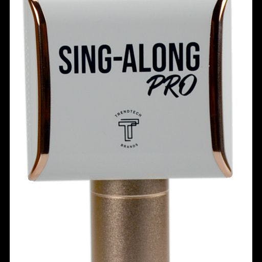 Sing-along PRO 3 Rose Gold Karaoke Microphone & Bluetooth Speaker