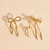 Dainty Bow Stud Earrings