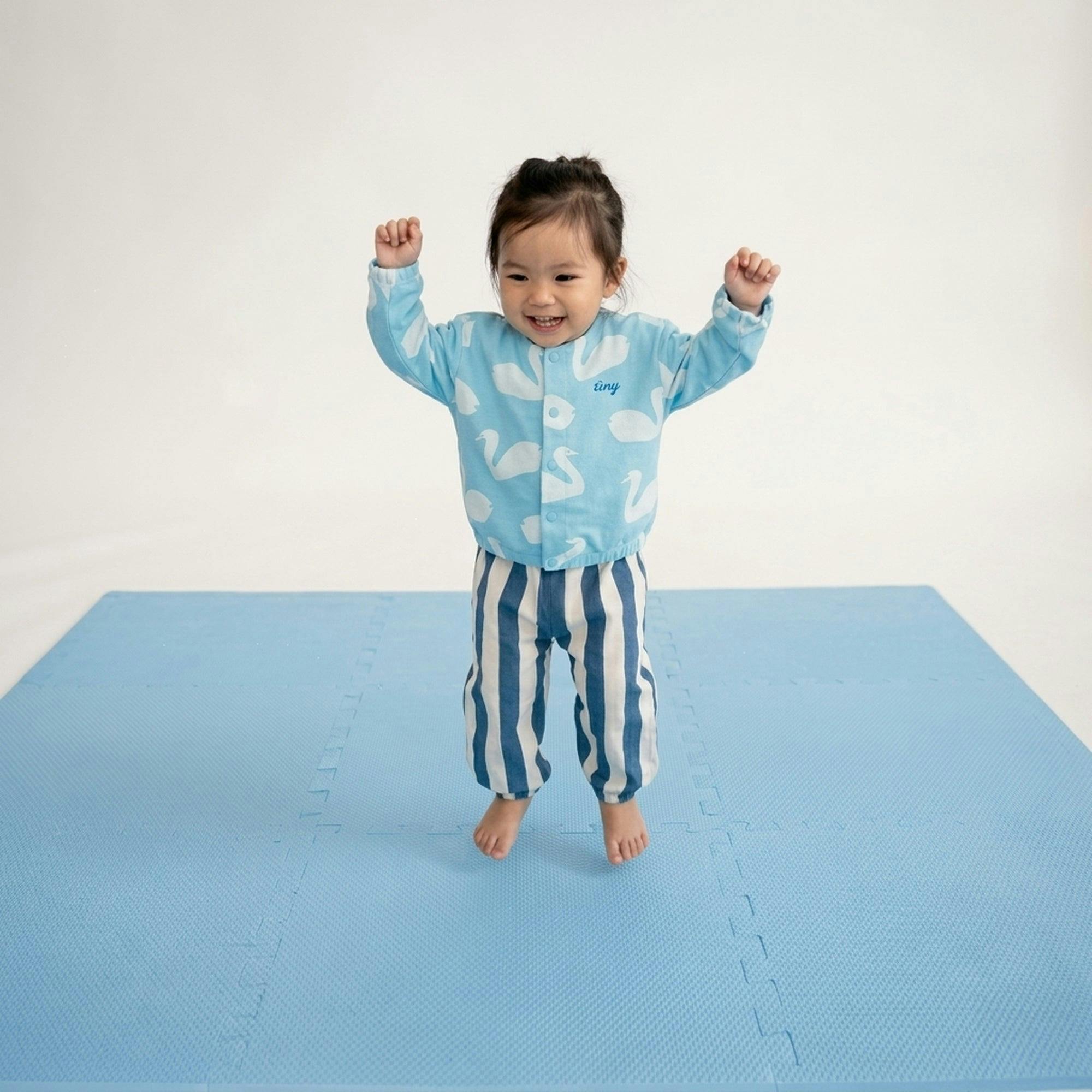 Classic Playmat | Cushioned Foam Puzzle mat for Babies & Toddlers - Slate