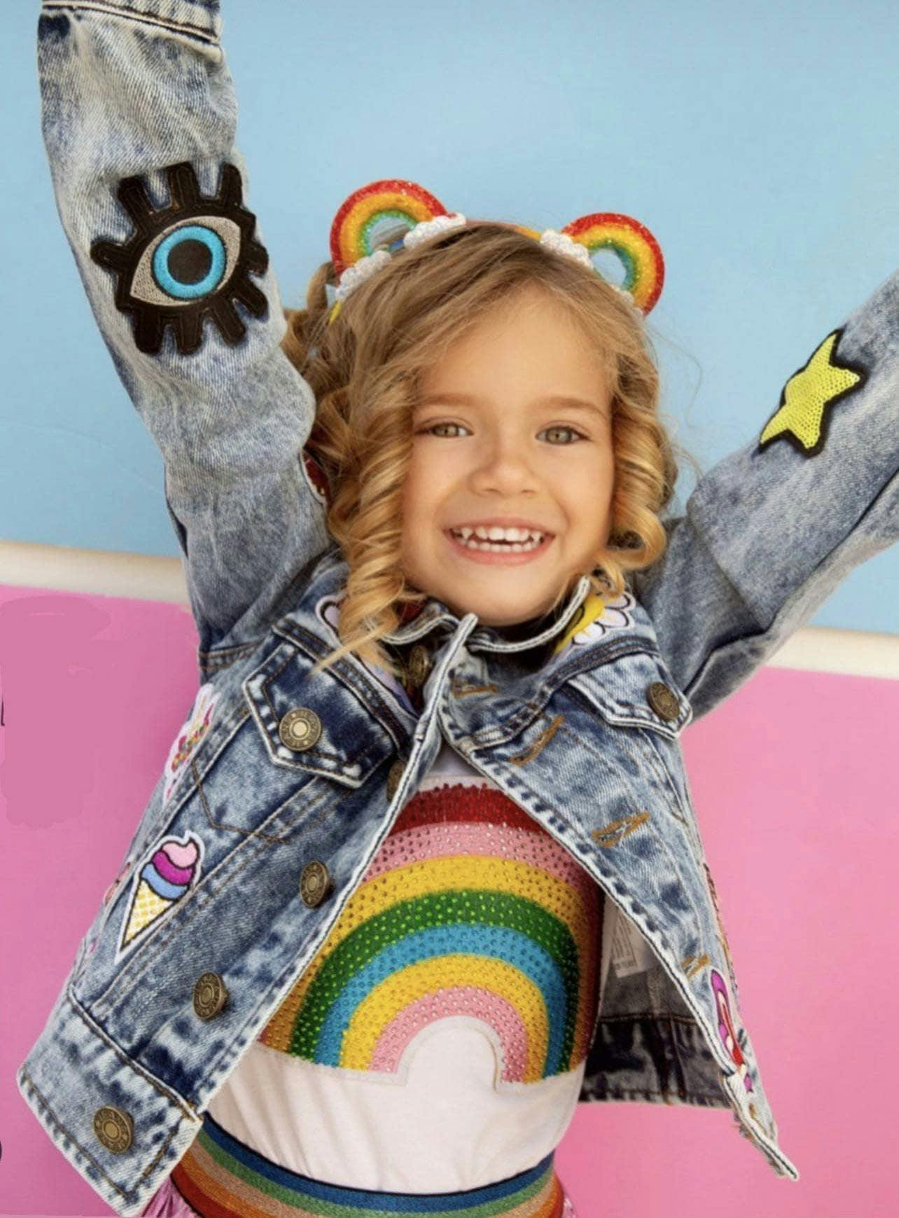 All About the Patch Crop Denim Jacket