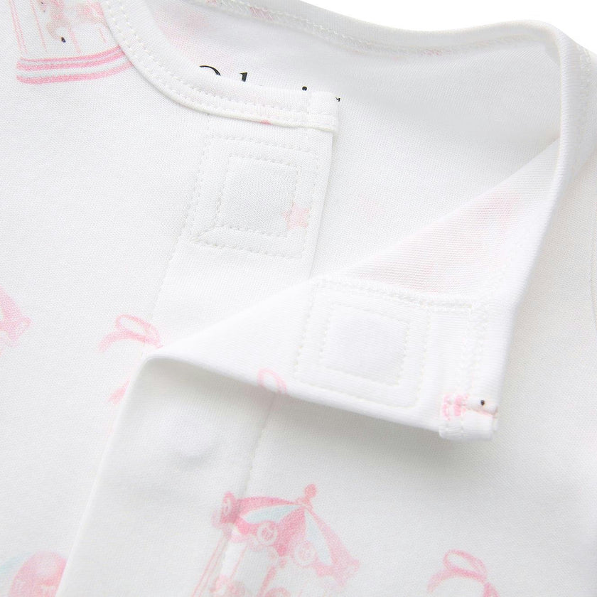 Footie Pajama Sleepsuit - Carousel