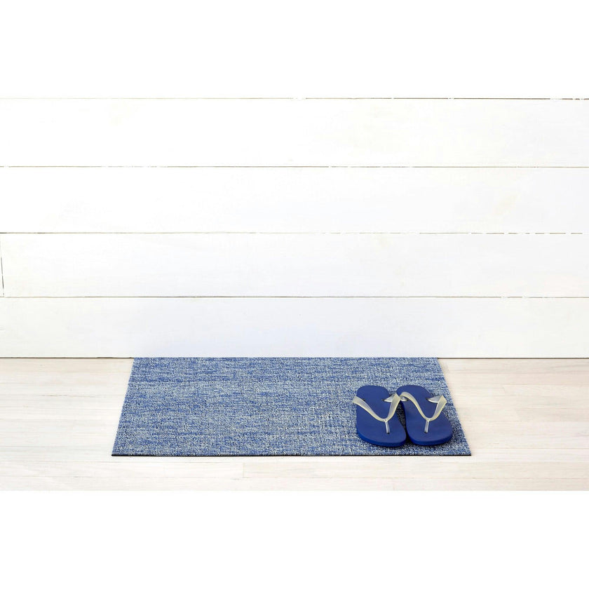 Heathered Floor Mat, Cornflower