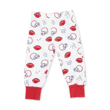 Touchdown Time - Short Sleeve Loungewear Set