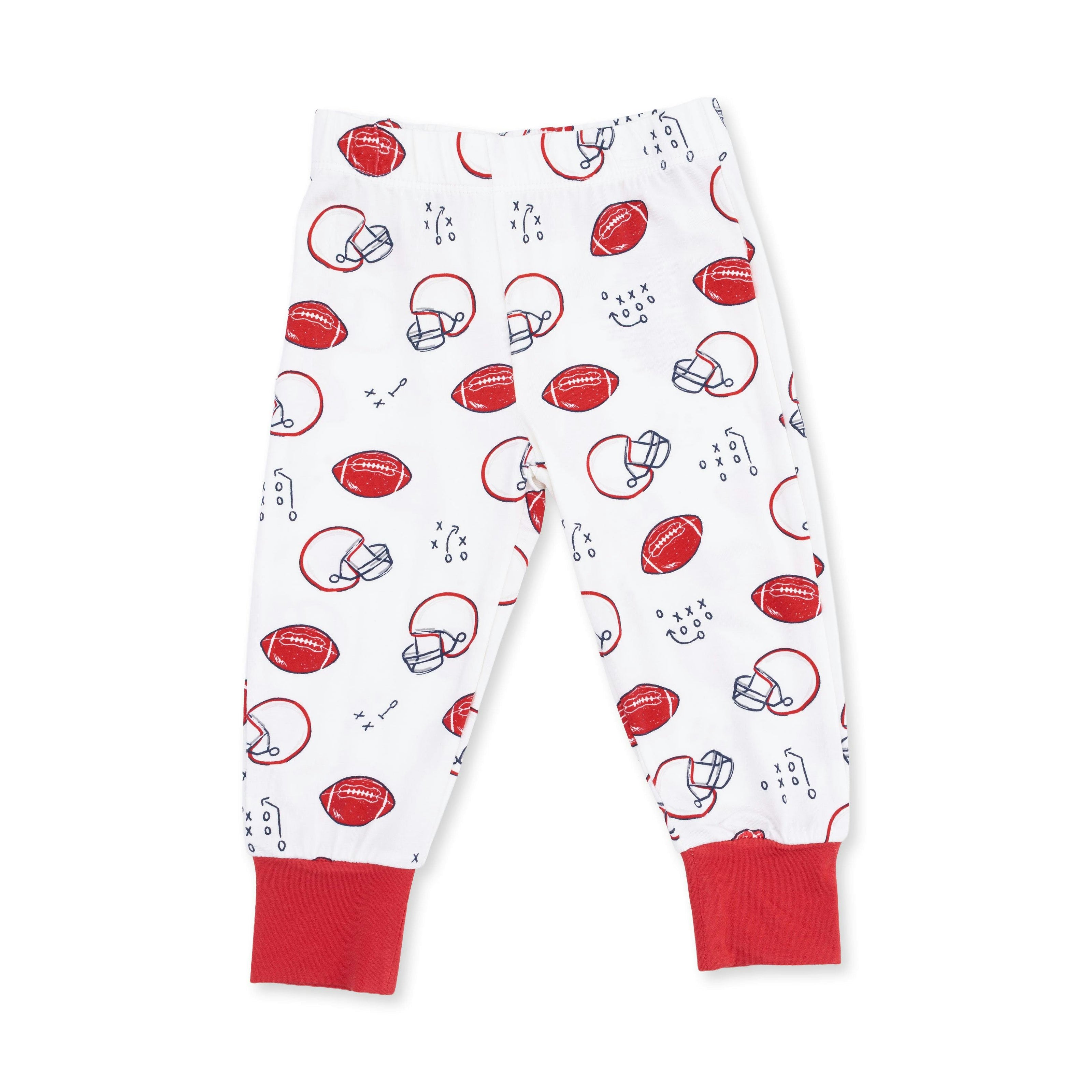 Touchdown Time - Short Sleeve Loungewear Set