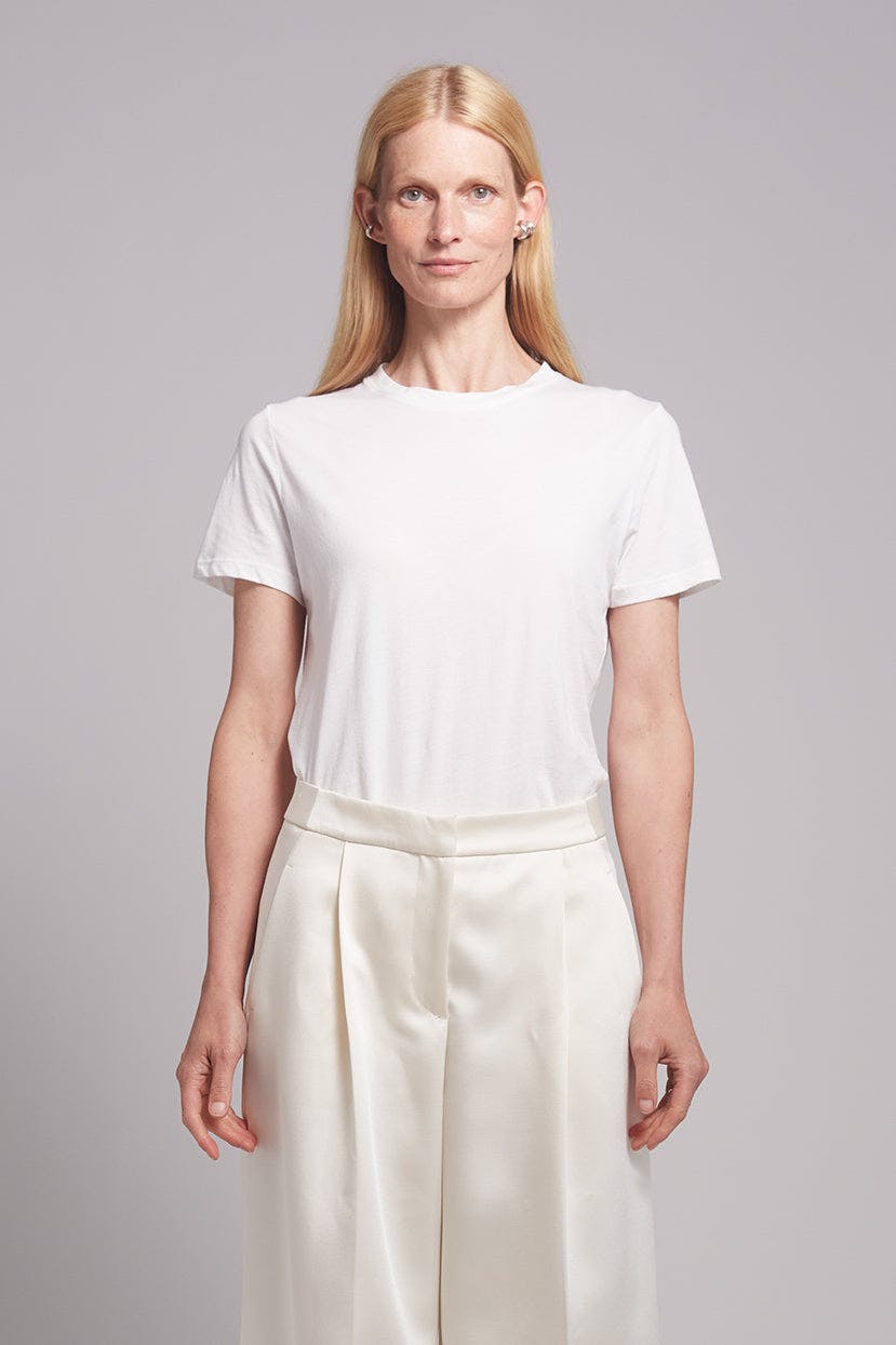 LARA CREW T-SHIRT | WHITE