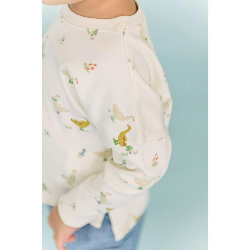 Dropped Shoulder Long Sleeve Top