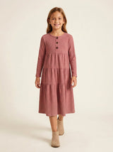 Corduroy Tiered Dress