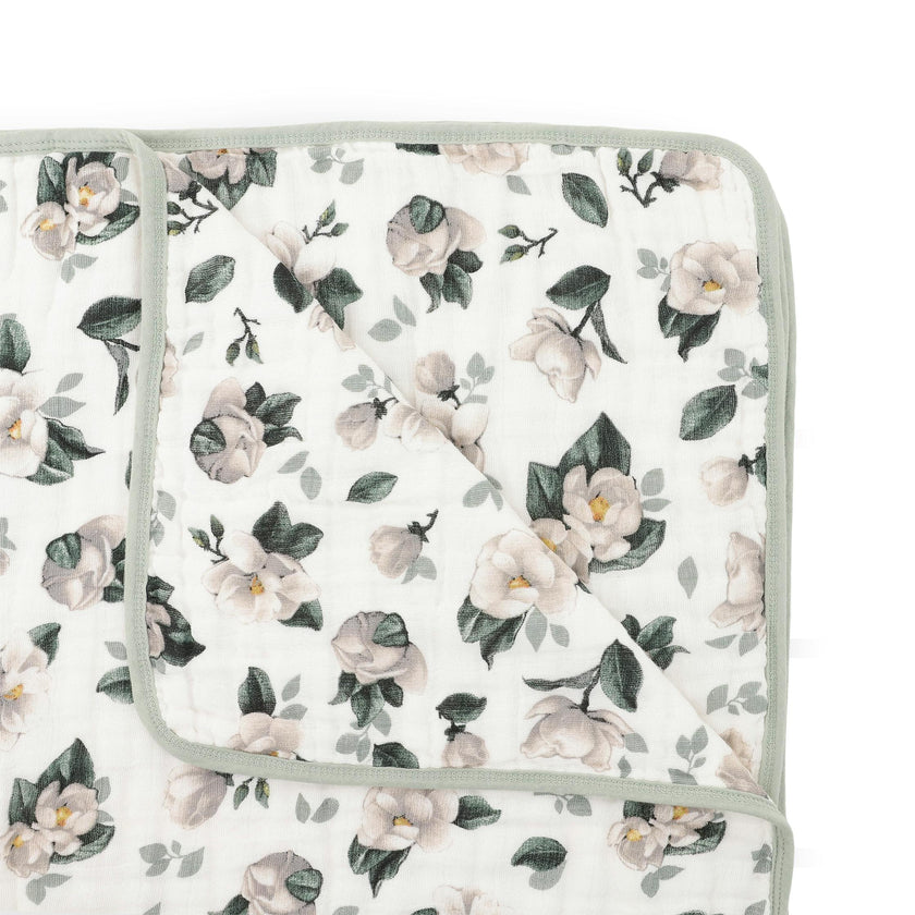 Original Organic Cotton Muslin Quilt - Magnolia