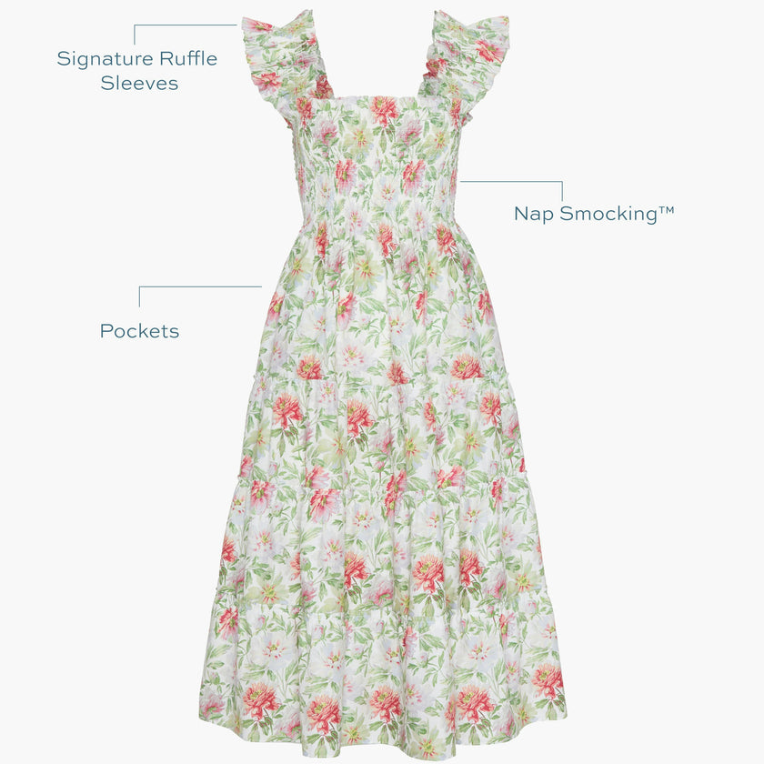 The Ellie Nap Dress - Peony Chintz