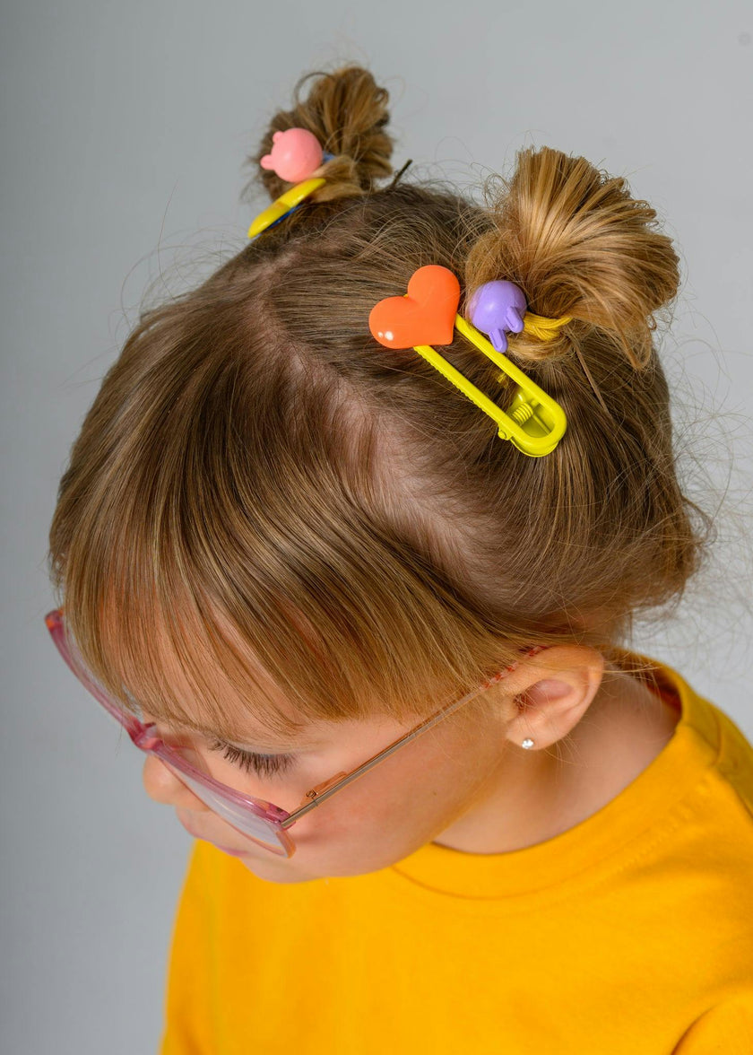 Playful Hair Clips (Set of 5)