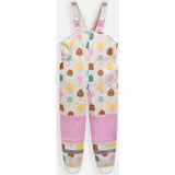 Tree Print Rain Suspender Pants