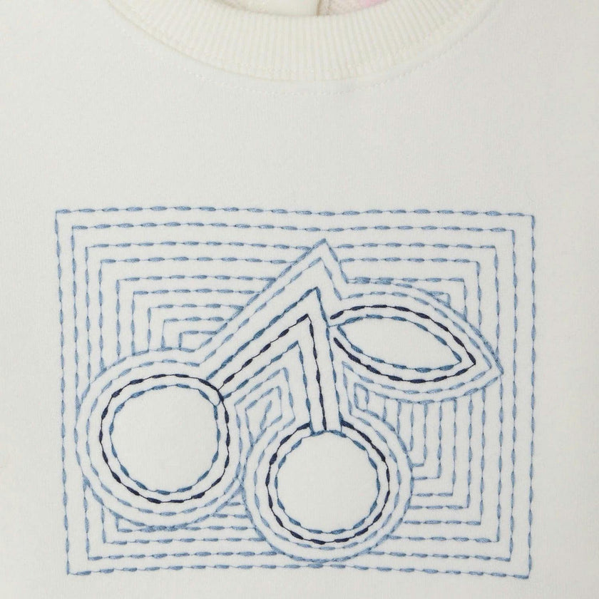 BONPOINT Dahlia Sweatshirt - Blanc Lait