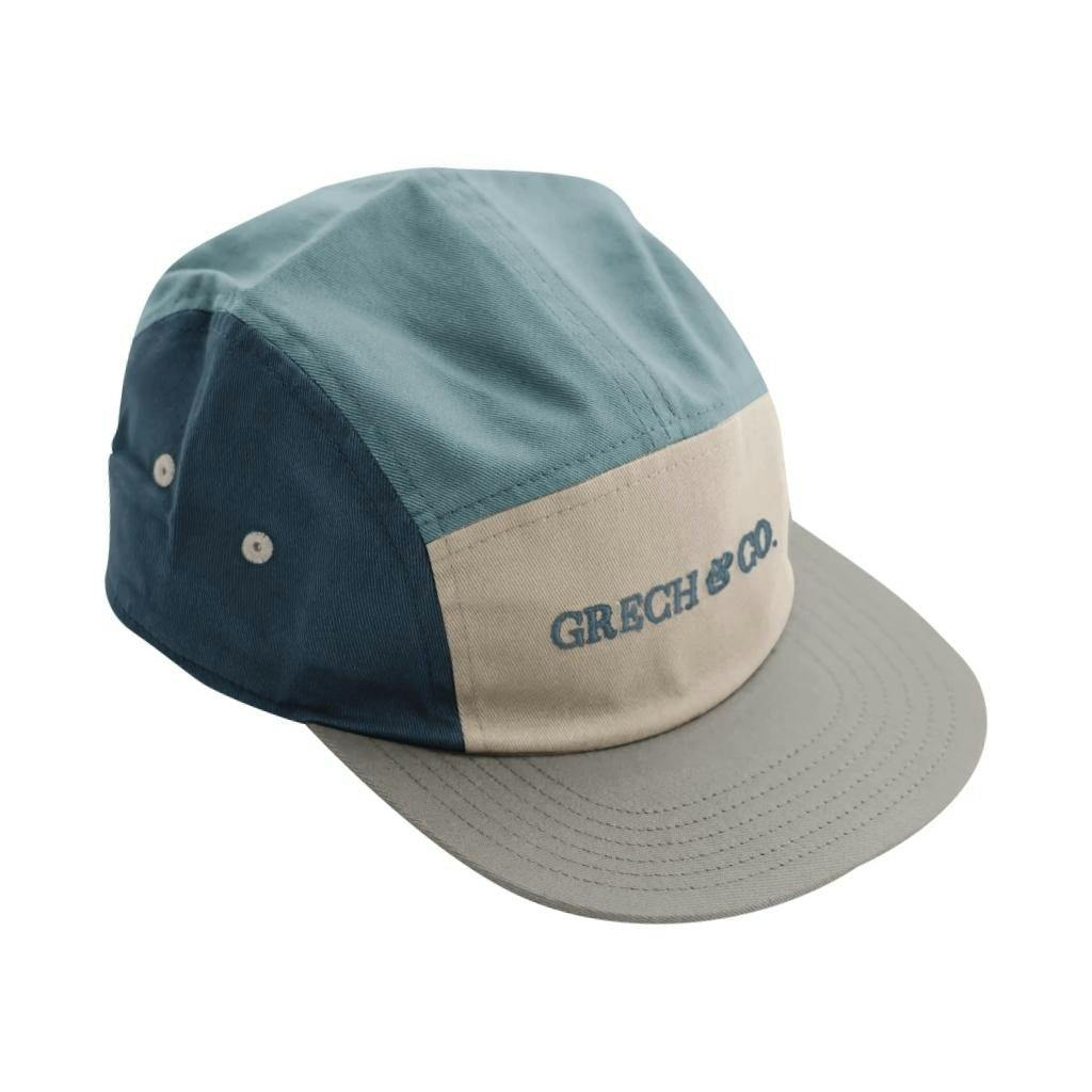 5 Panel Hat | Sky Blue + Desert Teal