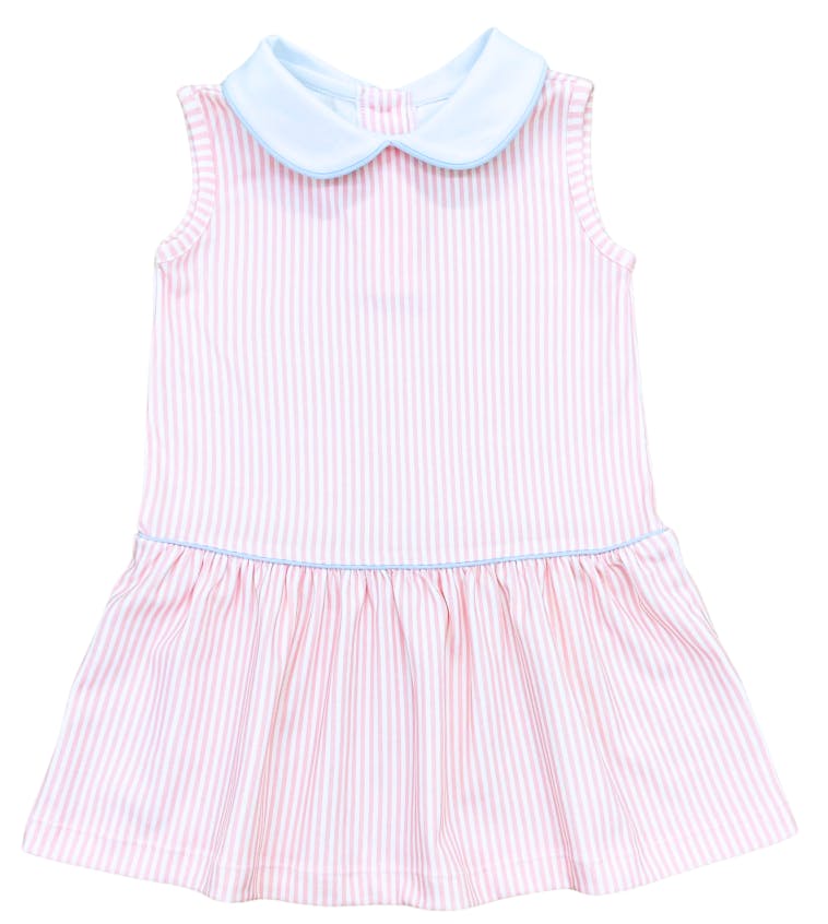 Birdie Dress Sugar Stipe