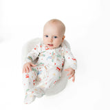 Beach Christmas - Bamboo - 2 Way Zipper Footie
