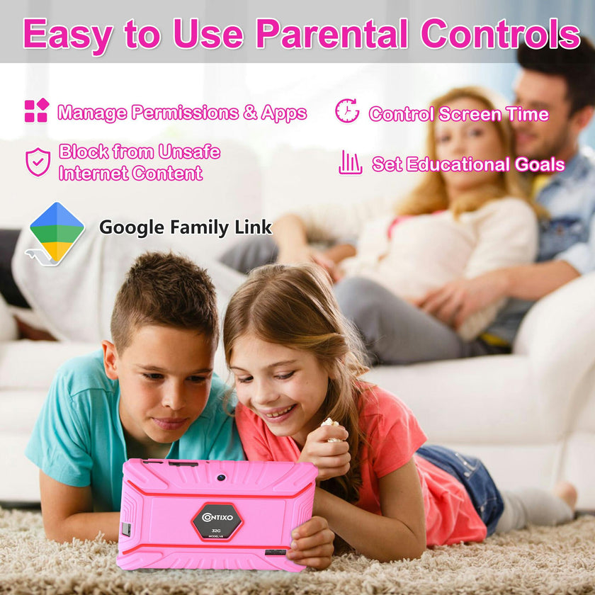 Contixo V8 32GB 7"" Kids Contixo Academy Tablet