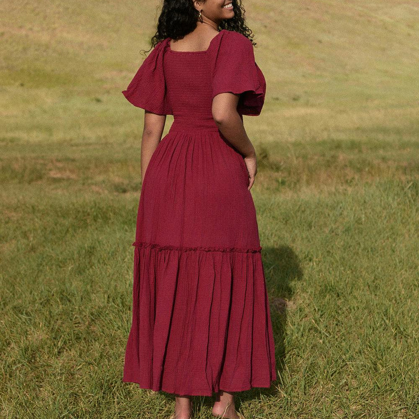 Lennon Maxi Dress in Wildberry