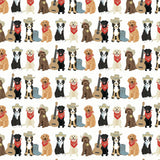 Charles Boys' Short Set - Western Pups