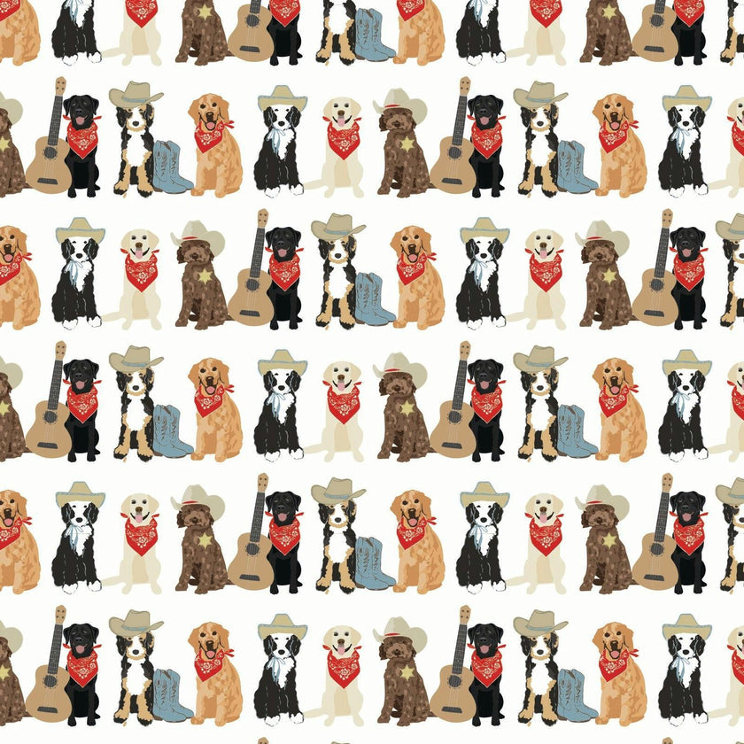 Charles Boys' Short Set - Western Pups