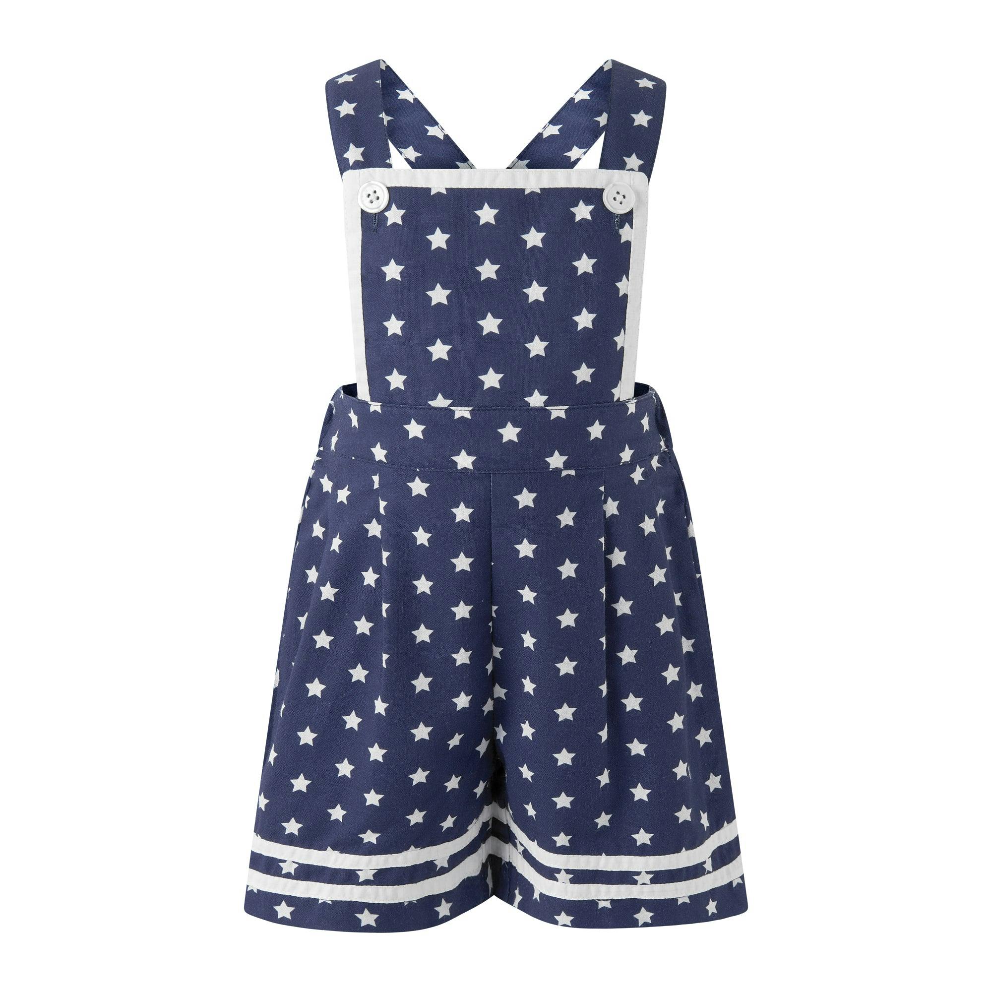 Star Dungarees and Shirt Set