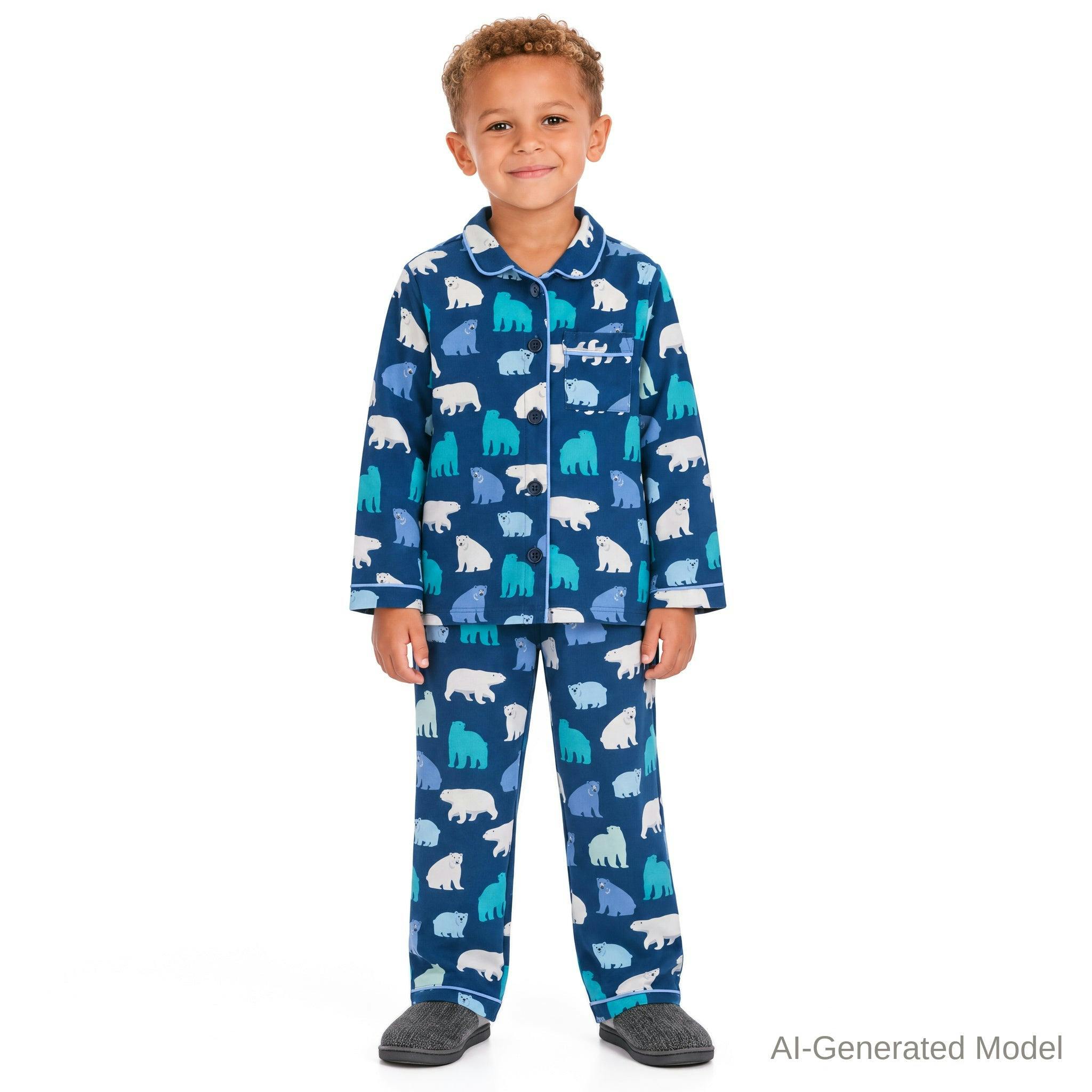 Boys (4-7) Pajama Set | Polar Bears