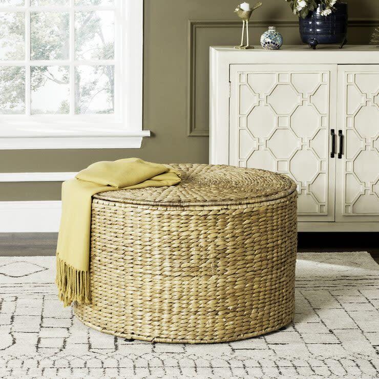 Jesse Wicker Storage Coffee Table
