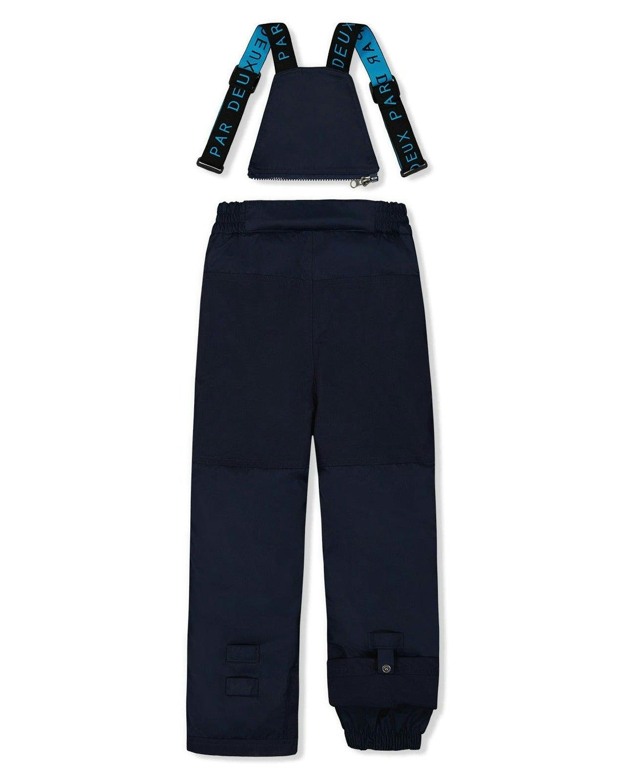 Two Piece Play Snowsuit Light And Dark Blue With Navy Pants