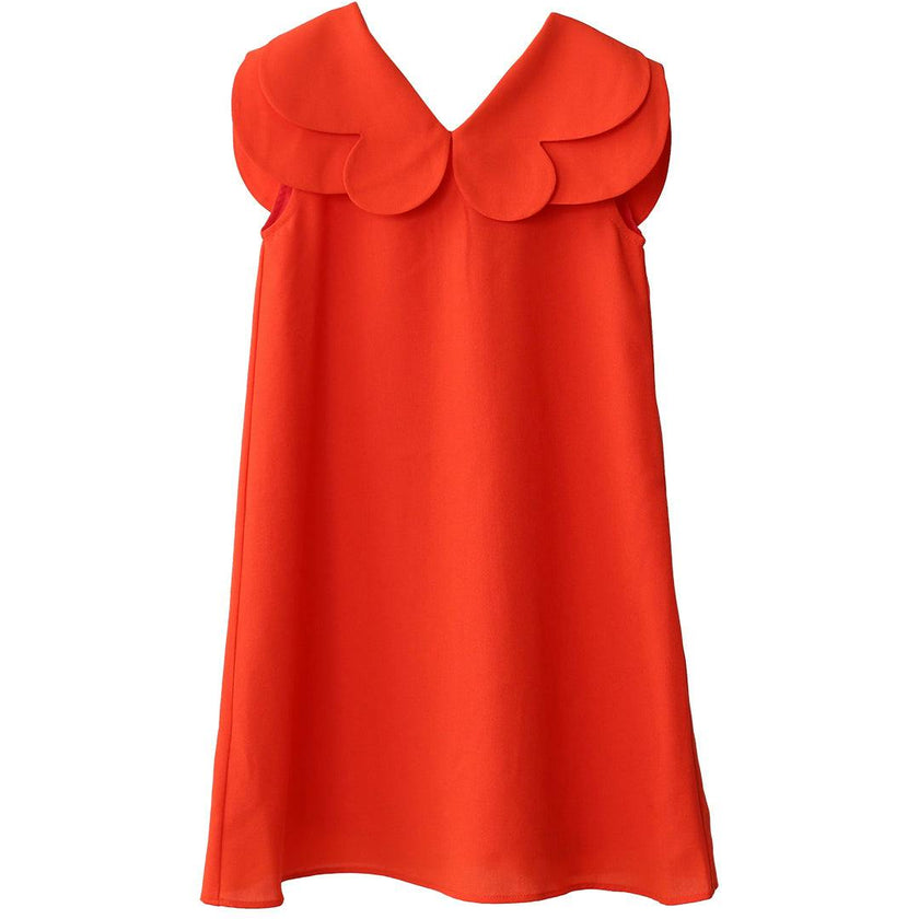 Hannah dress (scarlet orange)
