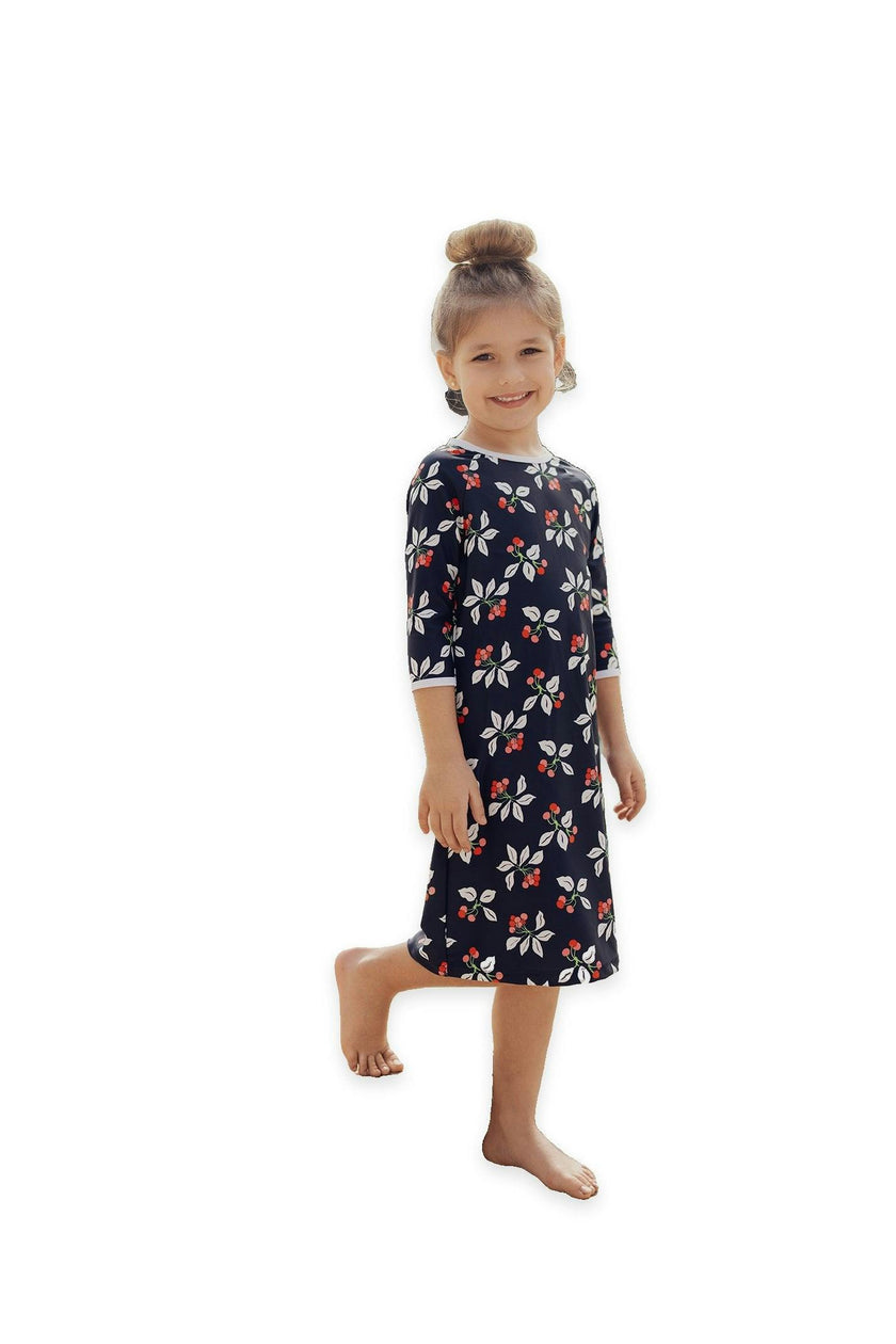 Cherry Print Swim Dress
