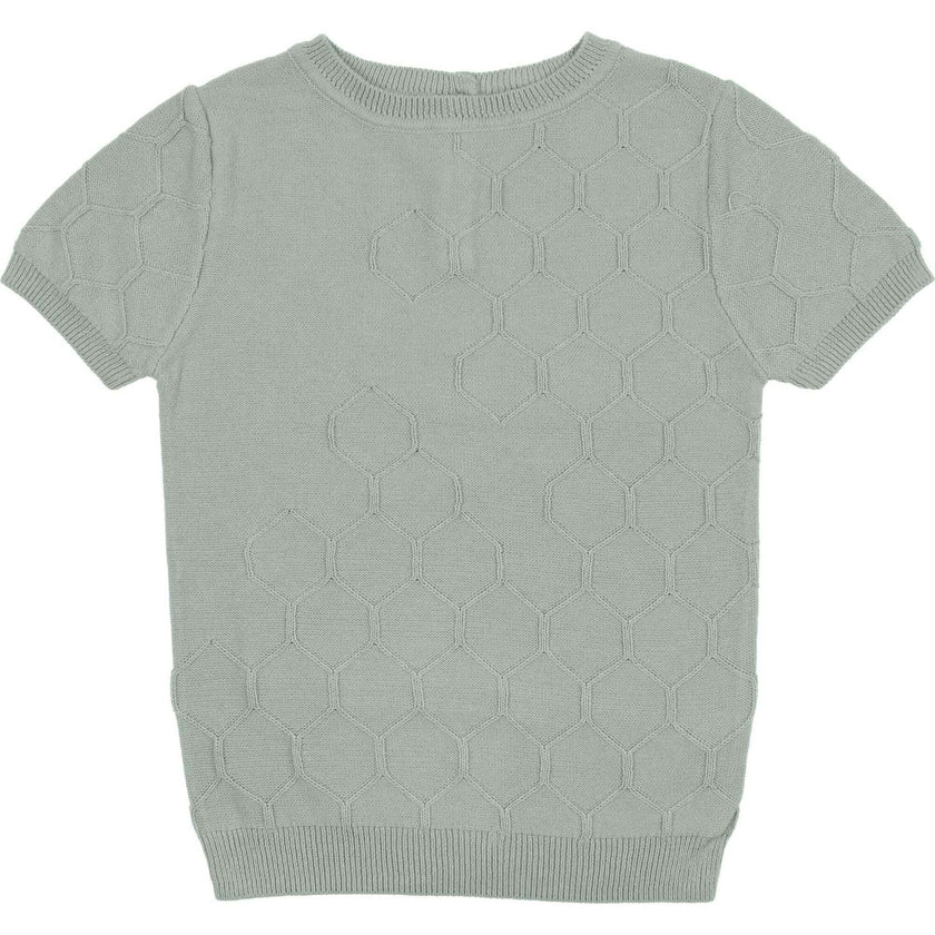 Boys Honeycomb Knit Shirt