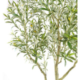 Artificial 7' Olive Tree with Artisan Mediterranean Planter