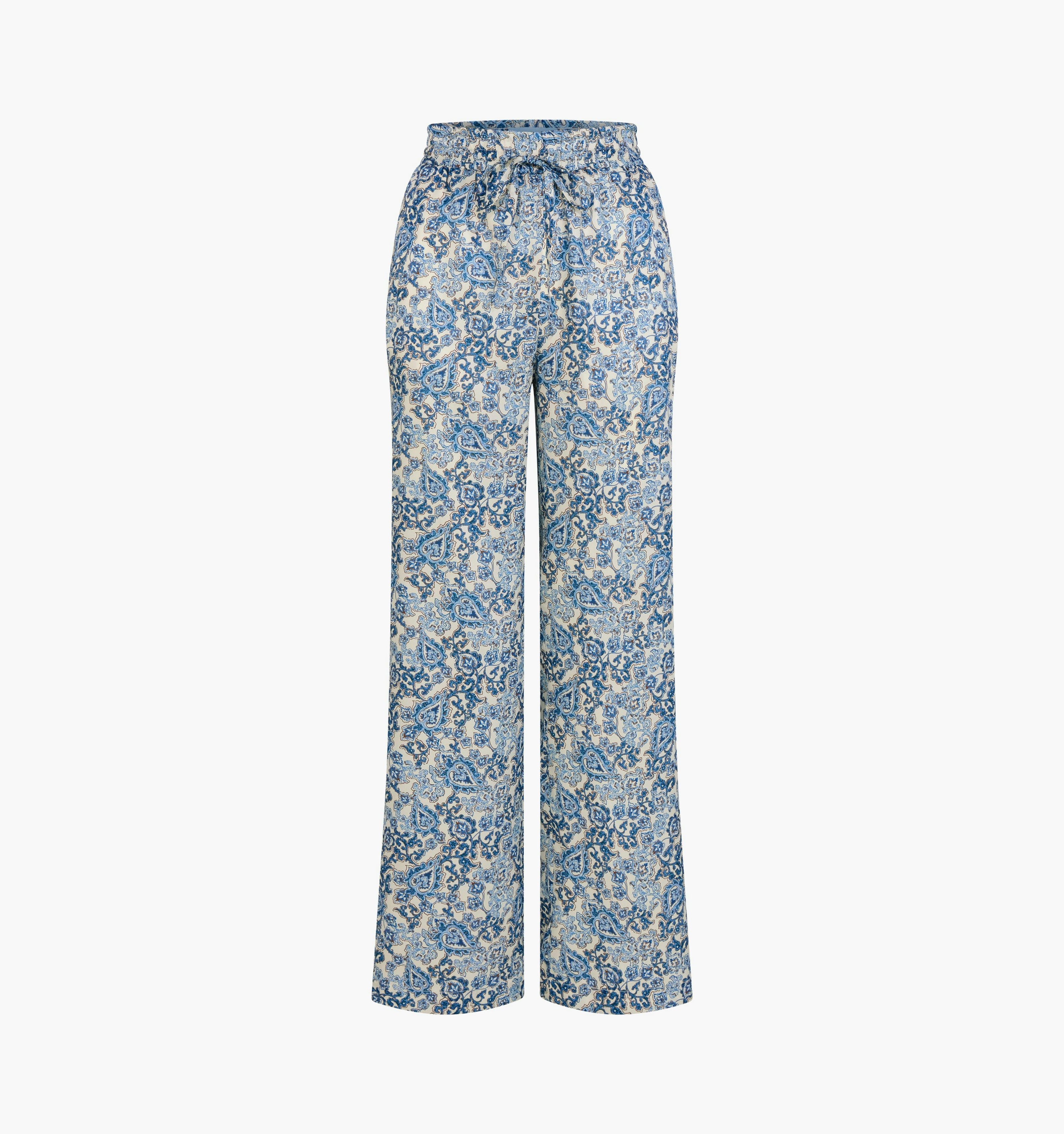 The Maxime Pant -  Chedworth Paisley Blue