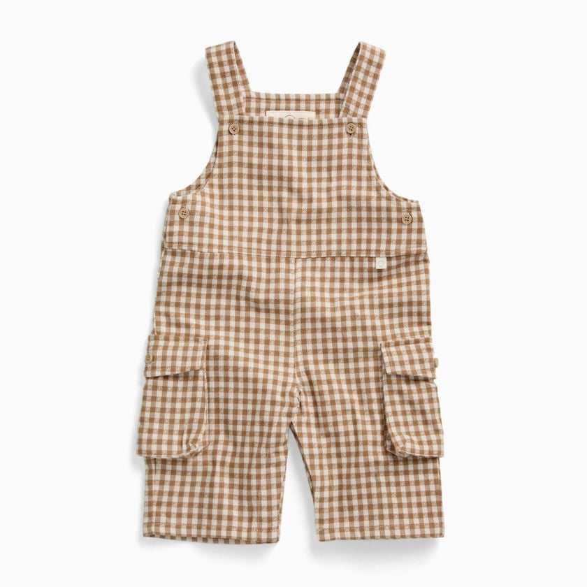 Gingham Overalls